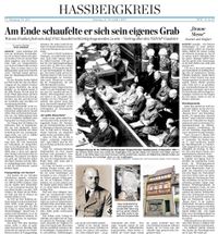 Kulturcafe&acute; &uuml;ber den Naziverbrecher Fritz Sauckel am 18.11.2015